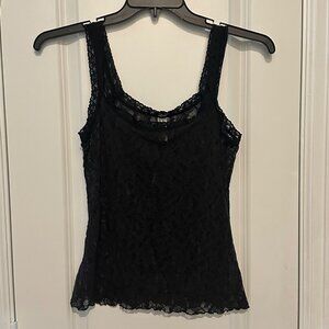 Maidenform Black Lace Camisole Tank Top M